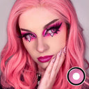 Nezuko Purple Manson Halloween Contacts