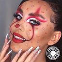 Black Spiral Halloween Contacts