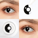 Black and White Halloween Contacts
