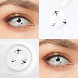 Dancer Ghost Halloween Contacts
