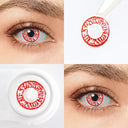 Zombie Head Halloween Contacts