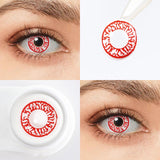 Zombie Head Halloween Contacts