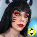 Overlord Yellow Cat Eye Halloween Contacts