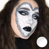 Blind White Halloween Contacts