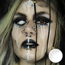 Blind White Halloween Contacts