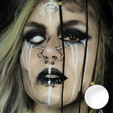 Blind White Halloween Contacts