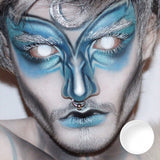 Blind White Halloween Contacts