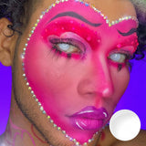 Blind White Halloween Contacts