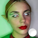 Blind White Halloween Contacts