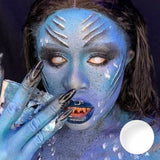 Blind White Halloween Contacts