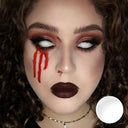 Blind White Halloween Contacts