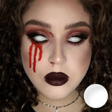 Blind White Halloween Contacts