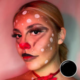 Blind Black Halloween Contacts