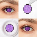 Purple Mesh Contact Lenses