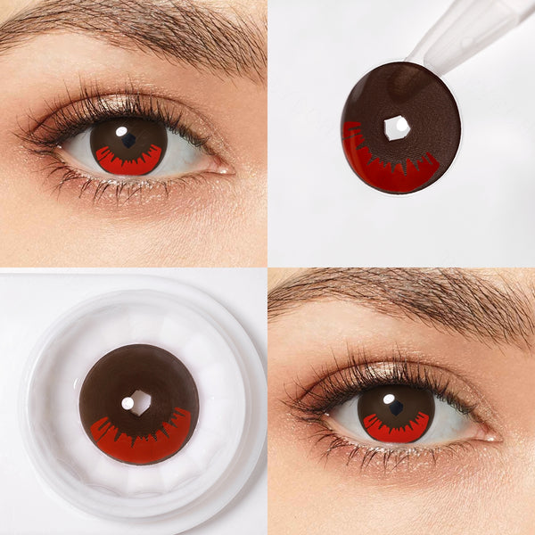 Anime & Cosplay Halloween Demon Eye Contacts