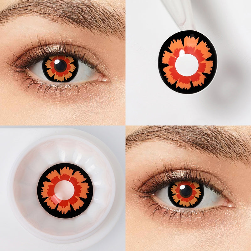 Petal Pattern Contact Lenses