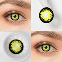 Black And Yellow Wolf Contacts