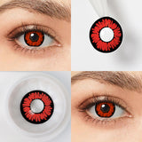 Demon Glamor Red Cosplay Contacts