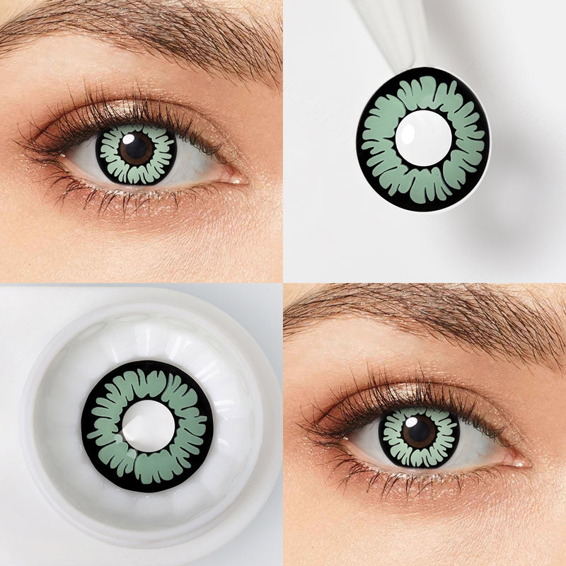 Demon Glamor Green Cosplay Contacts