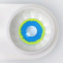 Yellow And Blue Pattern Contacts