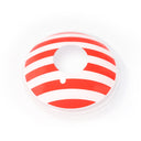 Red And White Striped Contacts