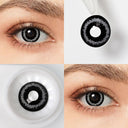 Shimmering Grey Circle Contacts