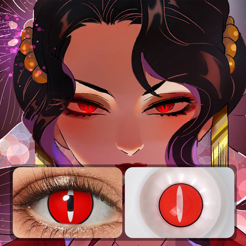 red demon eye contacts
