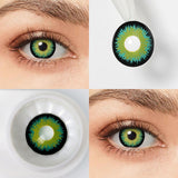 Maleficent Emerald Green Theatrical Contact Lenses