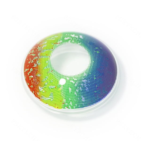 Rainbow Eye Colored Contact Lenses