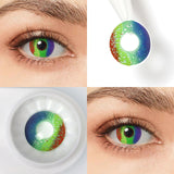 Rainbow Eye Colored Contact Lenses