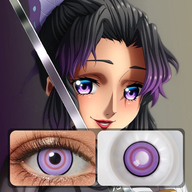 Lucy Cyberpunk Purple Contacts