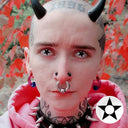White Pentagram Contacts