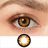 Glamor Orange Contact Lenses