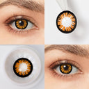 Glamor Orange Contact Lenses