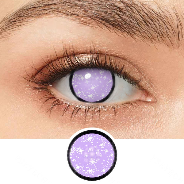 Kokomi Cosplay Violet Galaxy Contacts