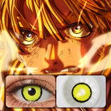 Zenitsu Eyes Bright Yellow Contacts