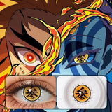 Demon Slayer Akaza Eye Contact Lenses（Right）