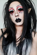 Red and Black Sclera Lenses