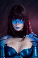 Vampire Black & White Sclera Lenses