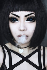 Blue Star Trails Sclera Lenses