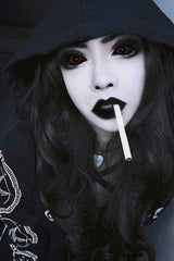 Red Star Trails Sclera Lenses