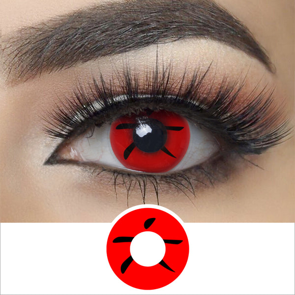 Lucky Red Halloween Contacts
