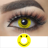 Yellow Smiley Halloween Contacts