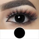 Blind Black Halloween Contacts