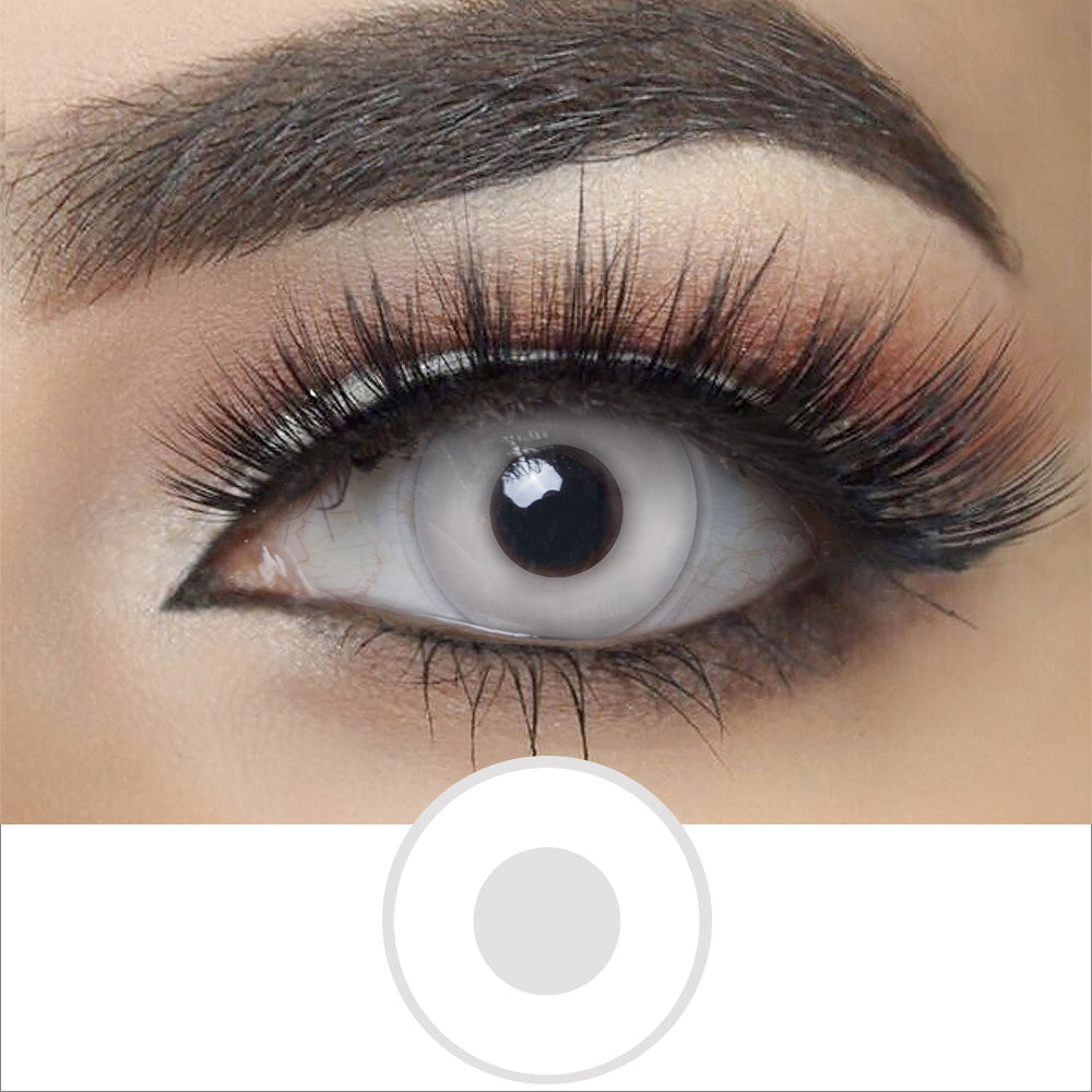 Whiteout Crazy Contacts | White Out Contacts for Cosplay