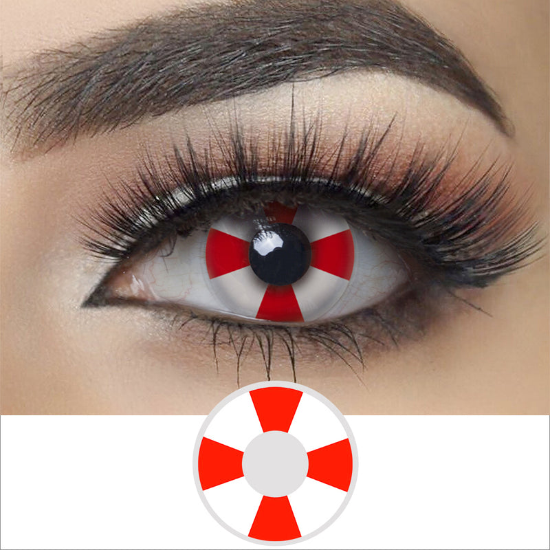 Red Cross Halloween Contacts