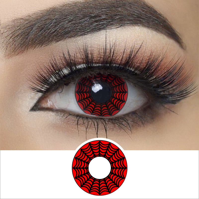 Spider Web Halloween Contacts