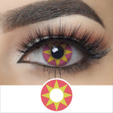Pink Star Halloween Contacts