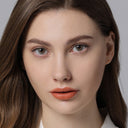 modelwearinghidrocor crystal yellow colored contacts
