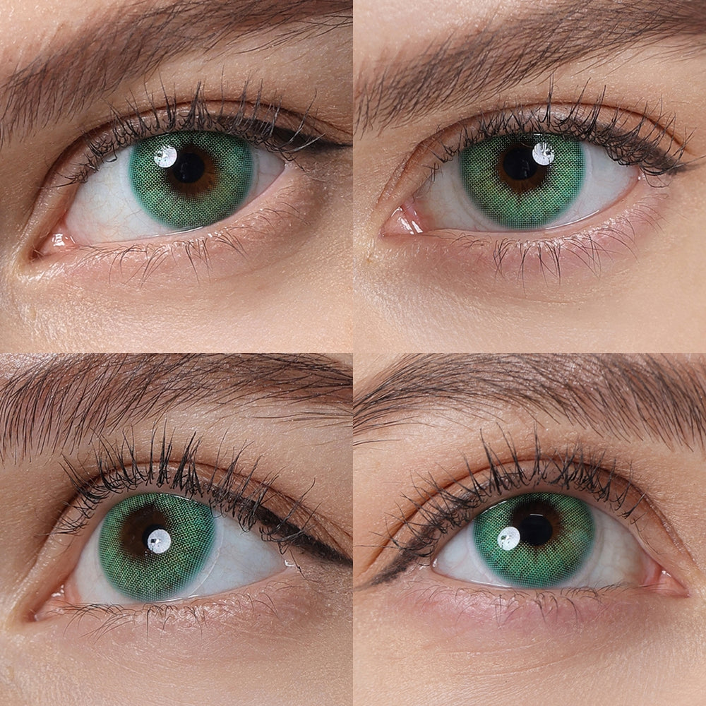 ULTRA LENS ゴーグル 緑色 プレミアムレンズ Hidrocor Emerald Green Non Prescription Colored Contacts – FreshGo